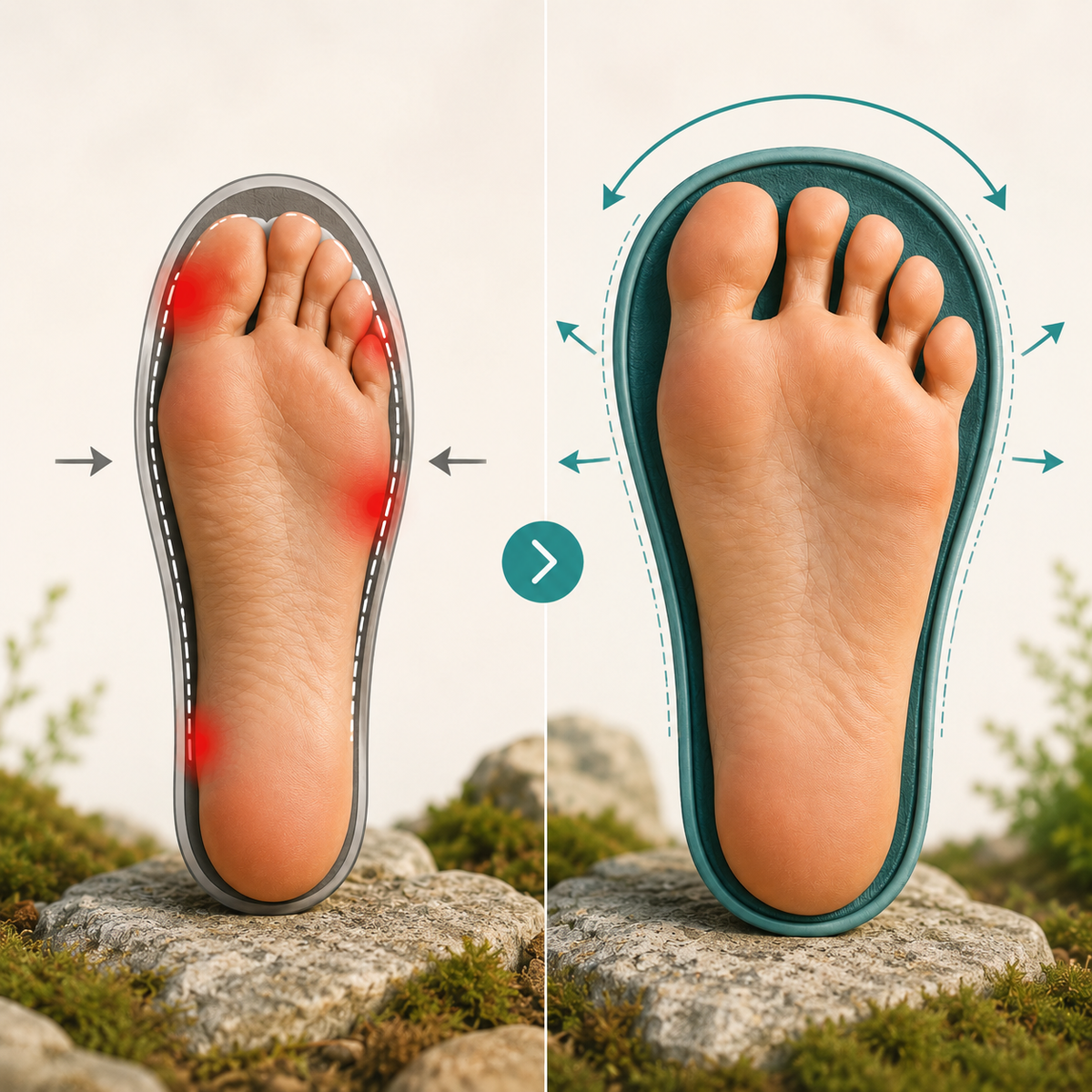 Break Free From Narrow, Restrictive Shoes